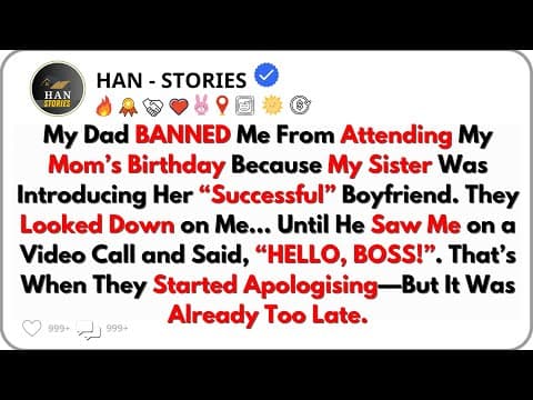 They Rejected Me for My Sister's Boyfriend – Then Found Out I Was His Boss | Reddit Family Drama thumbnail