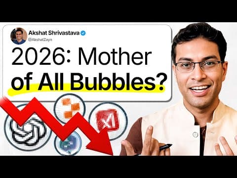 AI collapse, Debt Bubble and Poor Growth - Markets will crash soon? | Akshat Shrivastava thumbnail