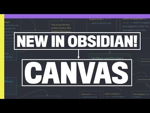 How to map your thoughts with Obsidian Canvas thumbnail