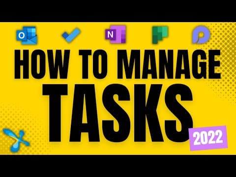 Efficient Tasks Management - Best Practices - Outlook and Teams - 2023 thumbnail