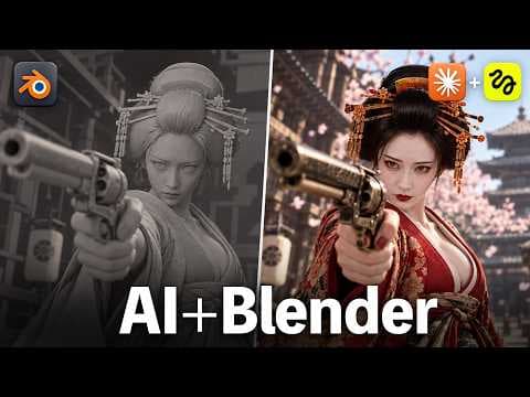 How to recreate AI assisted Blender videos with Claude thumbnail