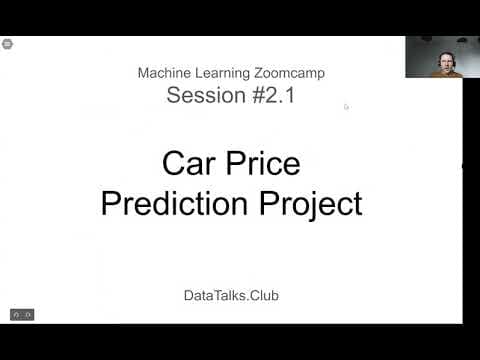 ML Zoomcamp 2.1 - Car Price Prediction Project thumbnail