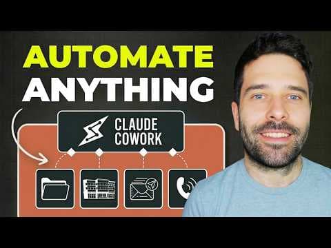 Claude Cowork Full Tutorial: How to Use Claude Cowork Better Than 99% of People thumbnail