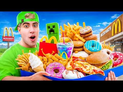24 HORAS COMIENDO COMIDA RAPIDA !! thumbnail