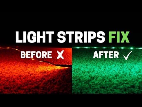 How to Prevent Light Strips from Falling Down thumbnail