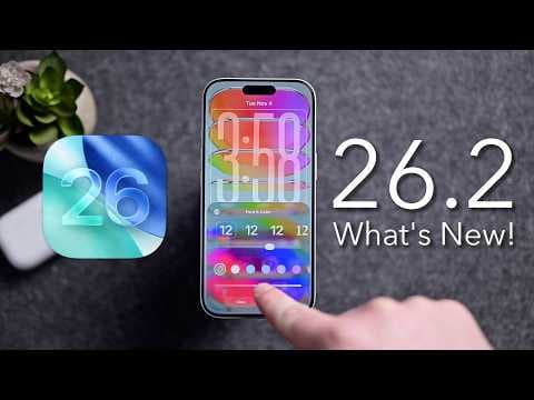 Apple Just Released iOS 26.2! Here is EVERYTHING New! thumbnail