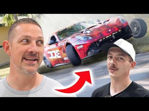 DRIVING LESSON ENDS IN DISASTER AT ADAM LZ'S COMPOUND..*CRASH* thumbnail