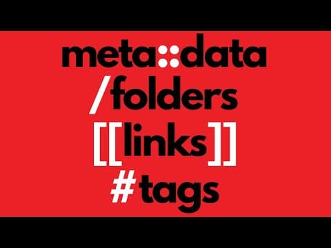 How to Organize Notes in Obsidian with LATCH thumbnail