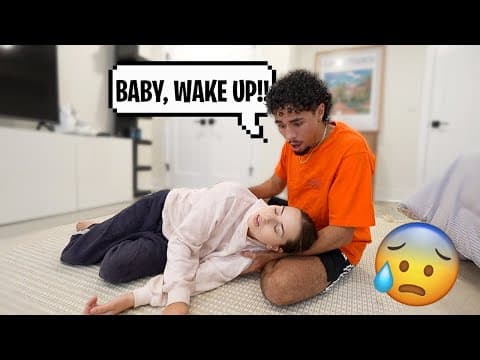 PASSING OUT WHILE SICK PRANK ON MY BOYFRIEND *cute reaction* thumbnail