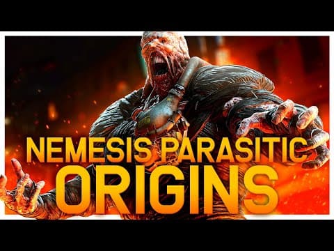 The Parasitic Origins of Nemesis Explained | How the T 103s become nemesis | Resident Evil 3 Lore thumbnail