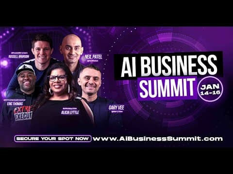 🔴 AI BUSINESS SUMMIT - SNEAK PEEK SESSION thumbnail