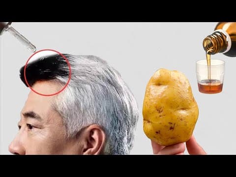 Selbst mit 65 Jahren noch schwarzes und dichtes Haar Nur 2 Zutaten Ich hatte nicht erwartet! thumbnail