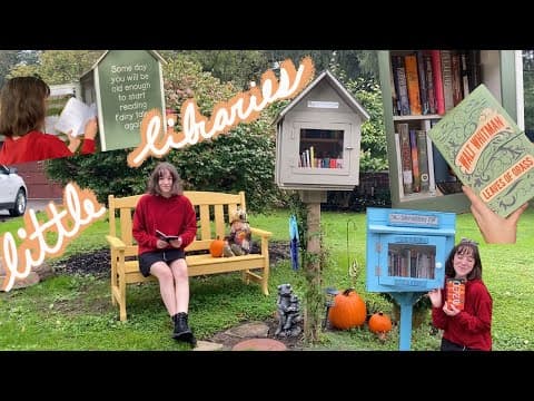 Exploring Little Libraries: I went to 8 more little library boxes📮📚 + a book haul thumbnail