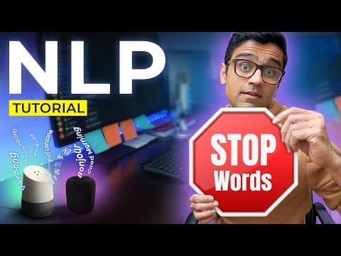 Stop Words: NLP Tutorial For Beginners - S2 E4 thumbnail