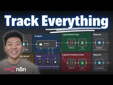 How I Auto Track AI Agent Actions and Token Usage (n8n tutorial) thumbnail