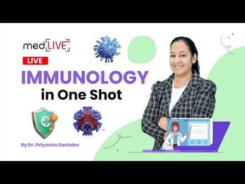 Immunology Masterclass: Hypersensitivity, Transplantation & Autoimmunity | Dr. Priyanka Sachdev thumbnail