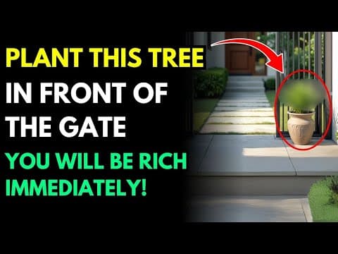 Plant This Tree at Your Gate, and Money Will Flow into Your Home thumbnail