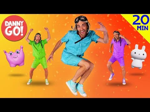 Wiggle, Bounce, and Shake! 💥 | Dance Compilation | Danny Go! Songs for Kids thumbnail