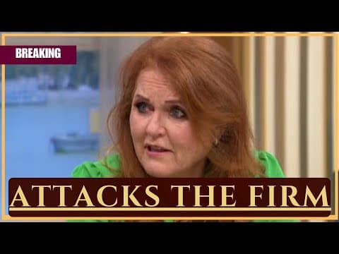 PALACE CRISIS! Sarah Ferguson BLAMES The Queen: "The Palace Failed Me!" thumbnail