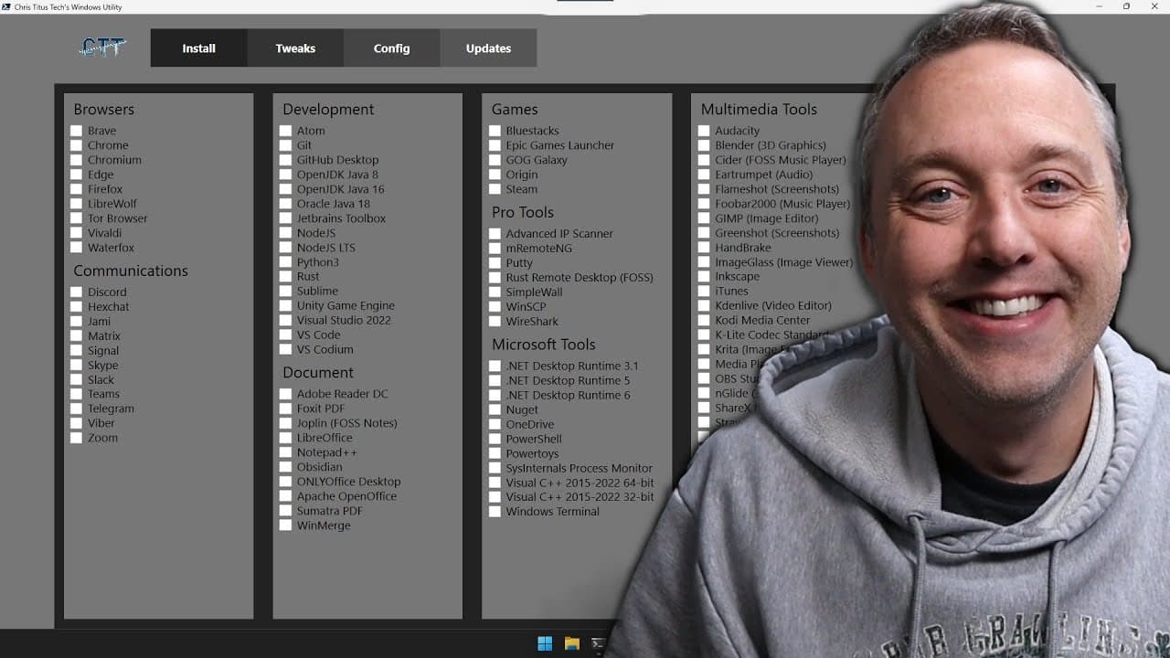 YouTube video player