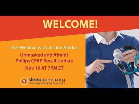 Webinar: Unmasked and Afraid? Phillips CPAP Recall Update thumbnail