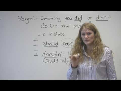 How to Express Regrets in English Using Past Participle thumbnail