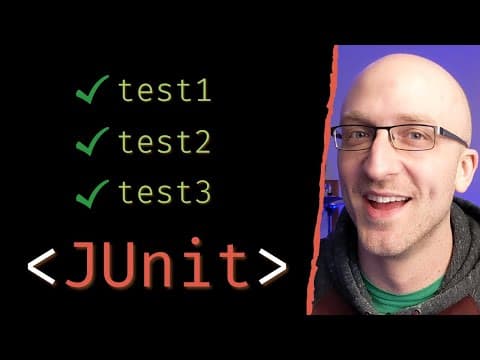 Java Unit Testing with JUnit - Tutorial - How to Create And Use Unit Tests thumbnail
