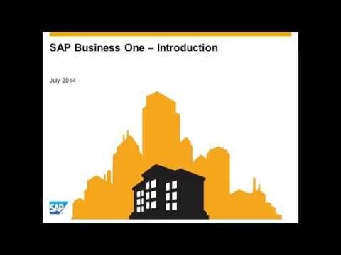 Introduction to SAP Business One thumbnail