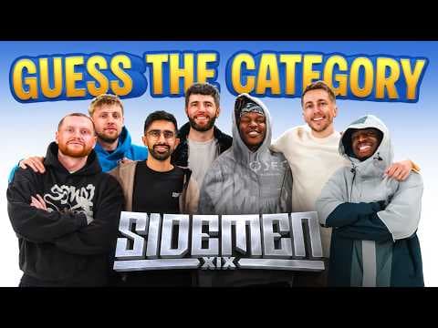 SIDEMEN GUESS THE CATEGORY thumbnail