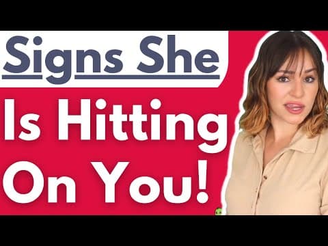 Girls Do "THIS" When Hitting On A Guy! 19 Signs She’s Hitting On You (Is She Flirting With Me?) thumbnail