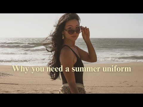 I minimized my closet with the uniform method (my summer capsule wardrobe) thumbnail