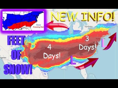 This Winter Storm Has Upgraded AGAIN! Feet Of Snow Coming! thumbnail