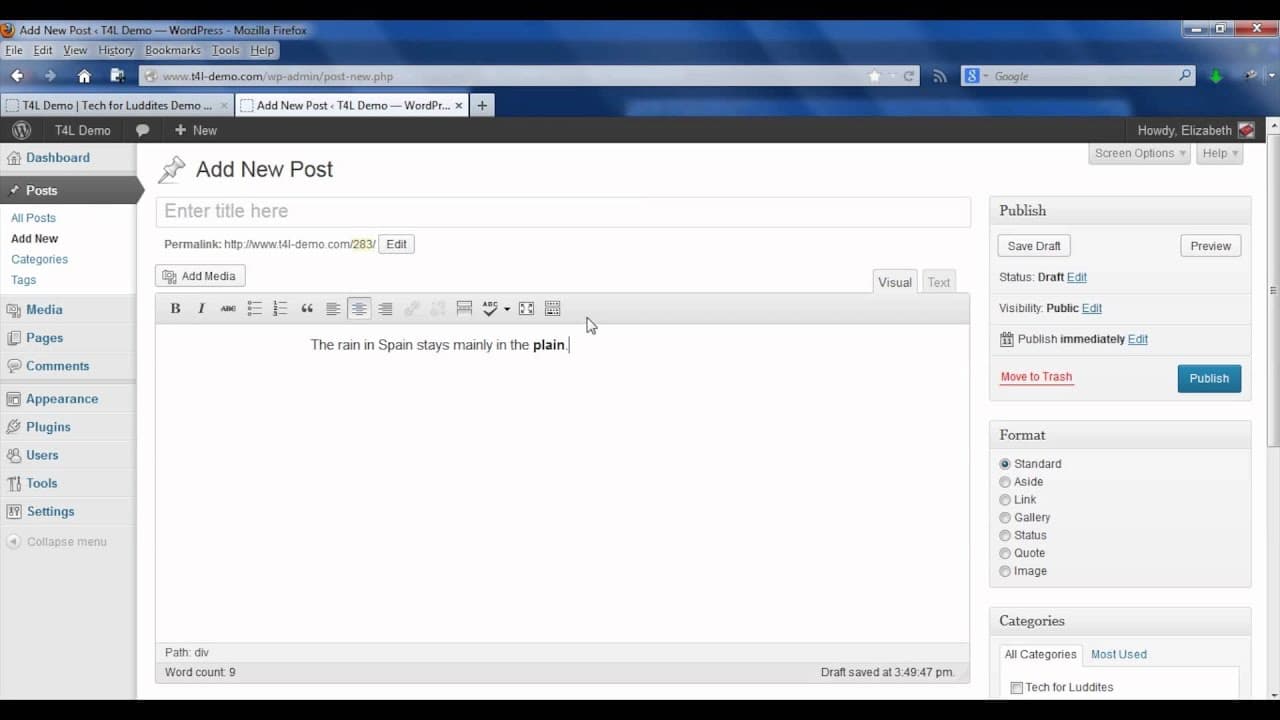 YouTube video player