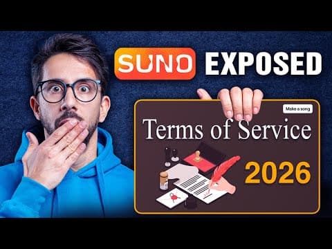 Suno EXPOSED! Watch This Before Uploading Anything (2025 ToS Update) thumbnail