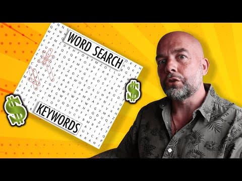 KDP Activity Book Niche - WORD SEARCH Low Content Books to Make Money with Publishing on Amazon thumbnail