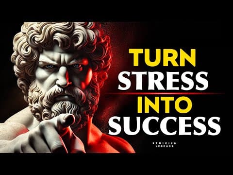 9 Ways Stress Becomes Your Greatest Weapon | Stoicism Philosophy thumbnail