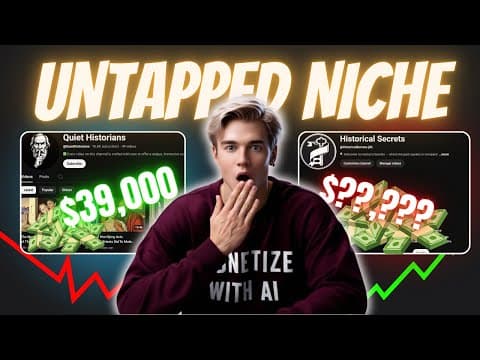 How This 2-Month-Old YouTube Channel Made $39,000 with Just 48 Videos (Using AI!) thumbnail