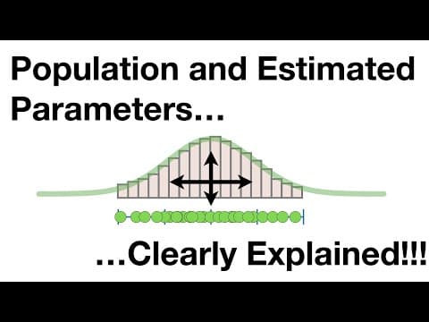 Population and Estimated Parameters, Clearly Explained!!! thumbnail