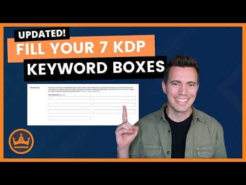 How to Fill in Your 7 Kindle Keywords: 2024 UPDATE! thumbnail
