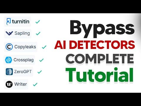 How to Bypass AI Content Detectors in 2024? thumbnail