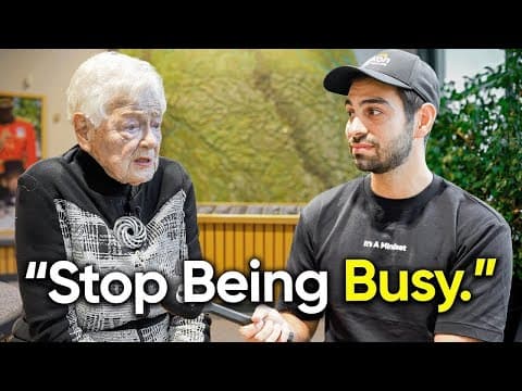 This 90 Year Old's Life Advice Will Blow Your Mind... thumbnail