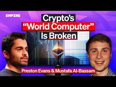 The Sovereign Rollup Thesis | Mustafa Al-Bassam (Celestia), Preston Evans (Sovereign) thumbnail