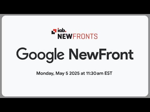 Google NewFront thumbnail