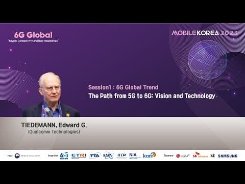 [6G Global] The Path from 5G to 6G : Vision and Technology thumbnail