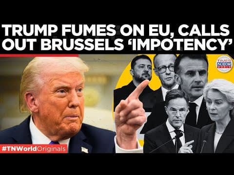 EU HUMILIATED: ‘IMPOTENT EUROPE’ Denied Voice In Ukraine Deal — Trump Takes FULL Control thumbnail