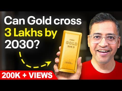 Can Gold really cross 3 Lacs by 2030 Or GOLD CRASH is coming?? - Here is what I found!! - Rahul Jain thumbnail