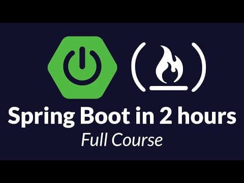 Spring Boot Tutorial for Beginners (Java Framework) thumbnail