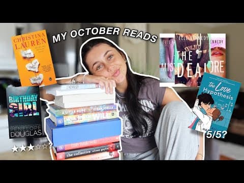 WHAT I READ IN OCTOBER! | monthly wrap up thumbnail
