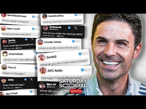 Mikel Arteta answers the internet’s most asked questions... | Mikel Arteta Fan Q&A thumbnail