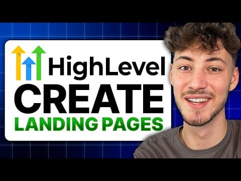 How To Create a Landing Page in GoHighLevel (2025 Updated Tutorial) thumbnail